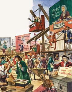 La merveilleuse histoire de la Grande-Bretagne : Foires et divertissements pour le peuple. Foire de Bartholomew - Peter Jackson
