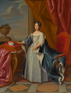 Portrait de Thérèse Kunegunda Sobieska 1676-1730, Électrice de Bavière - Peter Jacob Horemans