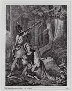 Matthias Corvin, le roi corbeau (gravure)
