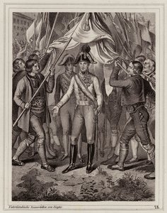 Le peuple du Tyrol rendant hommage à François Ier d