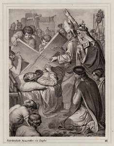 Sainte Hélène et la découverte de la Vraie Croix, 325 (gravure)