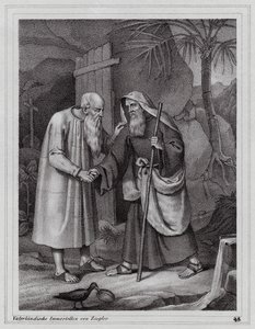 Saint Paul de Thèbes, ermite chrétien - Peter Johann Nepomuk Geiger