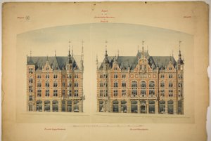 Rathskeller Neubau, Halle (Saale), Saxe-Anhalt, Allemagne, Élévations