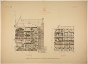 Rathskeller Neubau, Halle (Saale), Saxe-Anhalt, Allemagne, Deux sections - Peter Joseph Weber