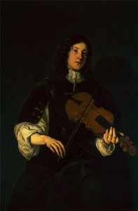 Un homme jouant du violon