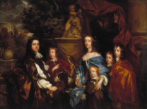 Sir Edward Hales et sa famille - Peter Lely