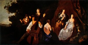 Le Concert, vers 1650, 1944 - Peter Lely