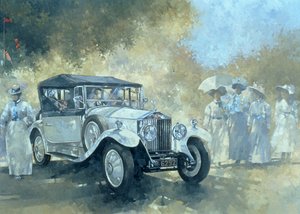 La voiture blanche