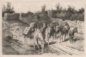 Sur la route de Santa Fe - Peter Moran