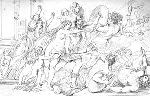 La fureur de la guerre - Peter Paul (after) Rubens