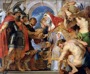 Abraham et Melchisédech - Peter Paul Rubens