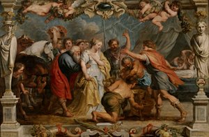 Briseis rendue à Achille - Peter Paul Rubens