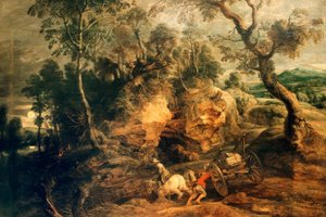 Le chariot embourbé - Peter Paul Rubens