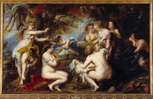 Diane et la nymphe Callisto Diane surprend la nymphe Callisto enceinte de Zeus. La nymphe cache sa grossesse