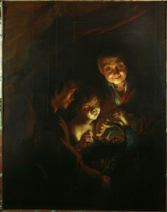 La Vieille avec le brasero
