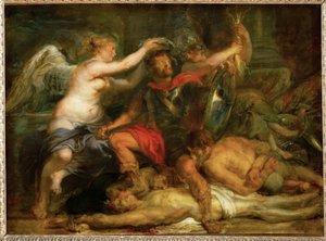 Le Couronnement du vainqueur - Peter Paul Rubens