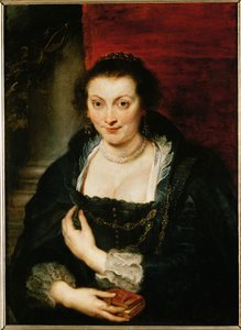 Isabella Brant (peinture sur bois) - Peter Paul Rubens