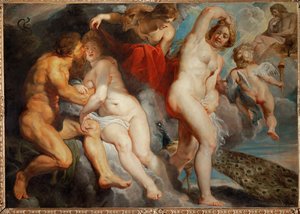Ixion, Roi des Lapithes, trompe par Junon (painting on canvas) - Peter Paul Rubens