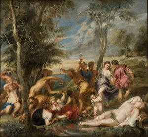 La Bacchanale des Andriens - Peter Paul Rubens