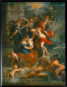 La Naissance de la reine Marie de Medicis, à Florence le 26 avril 1573 … - Peter Paul Rubens