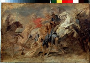 La chasse au lion - Peter Paul Rubens