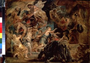 La mort de Henri IV et la proclamation de la Régence - Peter Paul Rubens