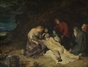 Lamentation sur le Christ mort avec Saint Jean et les Saintes Femmes