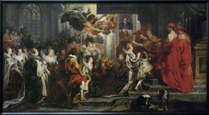 Le Couronnement de Marie de Medicis a St. Denis - Peter Paul Rubens