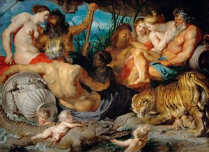 Les quatre fleuves du Paradis (Les quatre continents) - Peter Paul Rubens