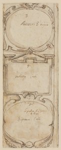 Cadres ornementaux (verso de la Création des animaux) - Peter Paul Rubens