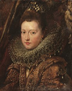 Portrait de la princesse Margherita Gonzaga, buste - un fragment