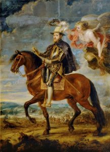 Portrait équestre de Philippe II à la bataille de Saint-Quentin 1557 - Peter Paul Rubens