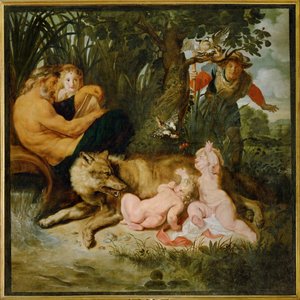 Romulus et Remus (peinture sur toile) - Peter Paul Rubens