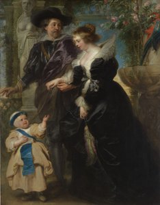 Rubens, sa femme Helena Fourment et leur fils Frans, vers 1635 - Peter Paul Rubens