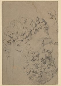 Études de la tête et du profil du Hercule Farnèse vu d