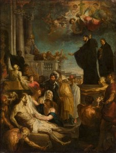 Saint François Xavier guérissant les malades