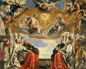 La famille Gonzaga en adoration de la Sainte Trinité - Peter Paul Rubens