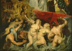 Le Cycle Médicis : Le Débarquement de Marie de Médicis à Marseille - Peter Paul Rubens