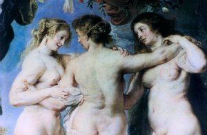 Les Trois Grâces (détail), vers 1636-1638 - Peter Paul Rubens