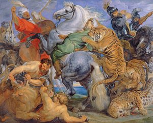 La chasse au tigre, vers 1616