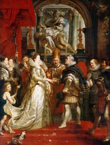 Le Mariage par procuration de Marie de Médicis avec le Roi Henri IV Le Cycle de Marie de Médicis - Peter Paul Rubens