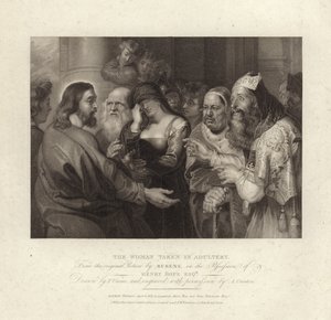 La femme prise en flagrant délit d