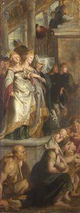 Trois témoins féminins. Esquisse pour le retable principal, Saint-Bavon, Gand, 1612 - Peter Paul Rubens