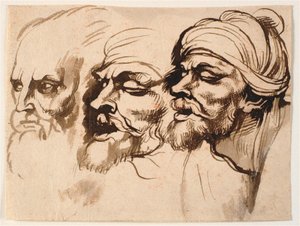 Trois têtes d