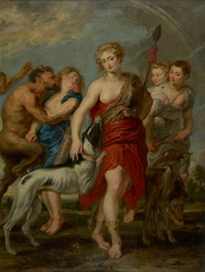 Diane et ses nymphes à la chasse, 1627-8