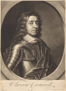 Oliver Cromwell - Peter Pelham after Robert Walker