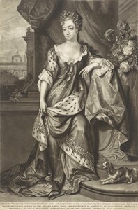 Christine Charlotte de Wurtemberg 1645-1699, Princesse de Frise orientale, vers 1699 - Peter Schenk