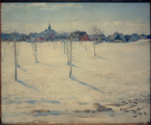 Hornbaek en hiver - Peder Severin Krøyer