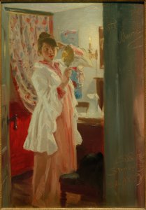 Intérieur. La femme de l