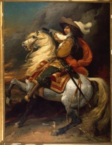Josias Rantzau, Portrait équestre / Peinture de Kroeyer d